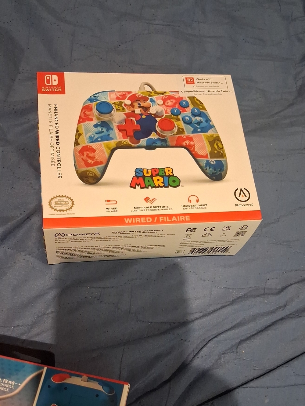 PowerA Super Mario Wired Controller for Nintendo Switch - Multicolor